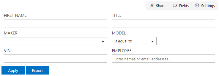 SharePoint Filter Web Part. Custom Label Style