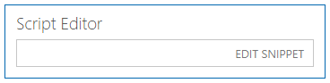 Edit Snippet on SharePoint Page