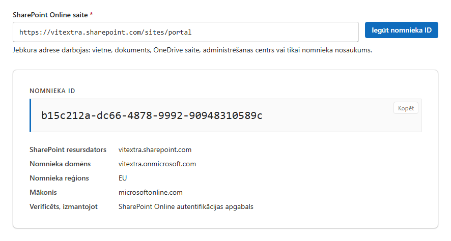 Rīks Tenant ID Lookup