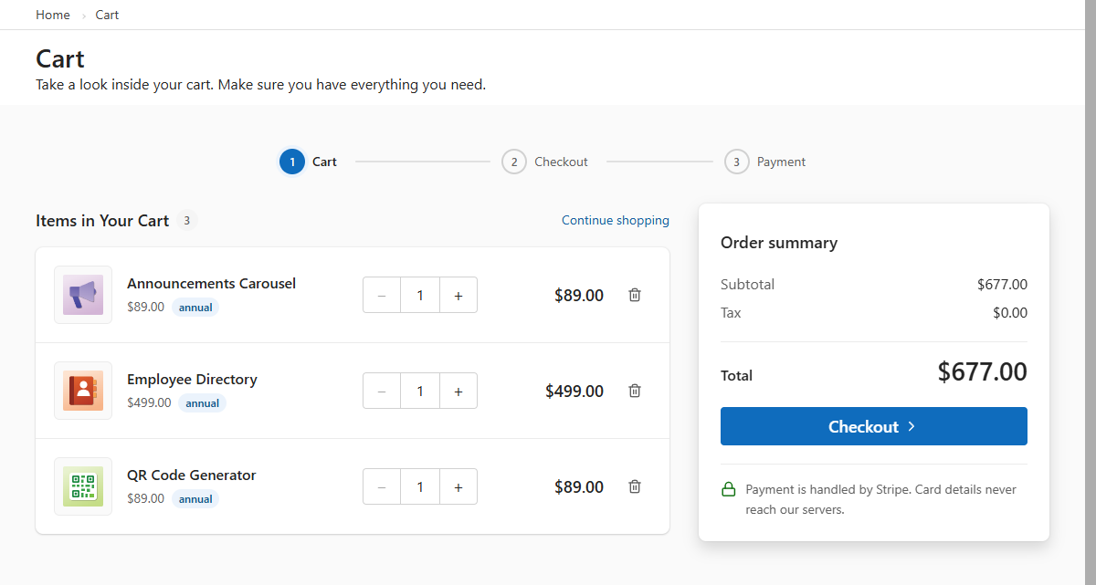 Shopping cart
