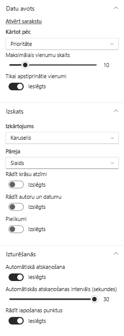 Tīmekļa daļas rekvizītu rūts
