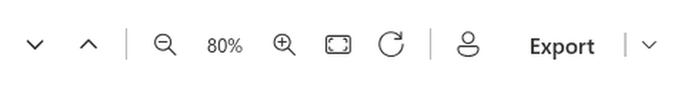 The chart toolbar