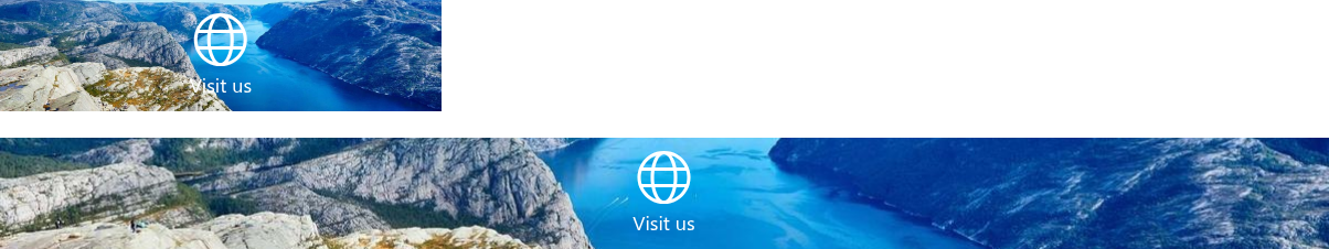 The same image on tiles of different sizes