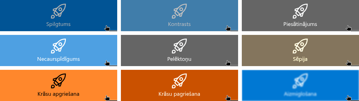 Deviņi efekti tipiskā stiprumā