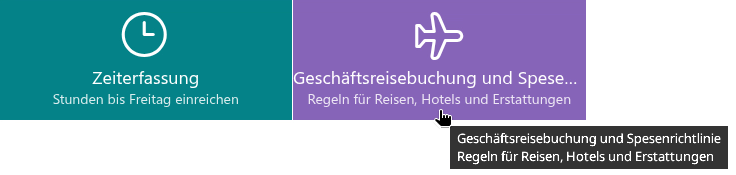 Titel, Beschreibung und die QuickInfo