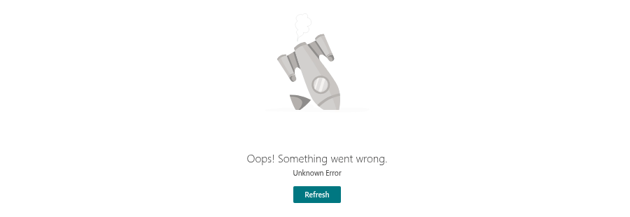 L'erreur de seuil affichée par le composant WebPart