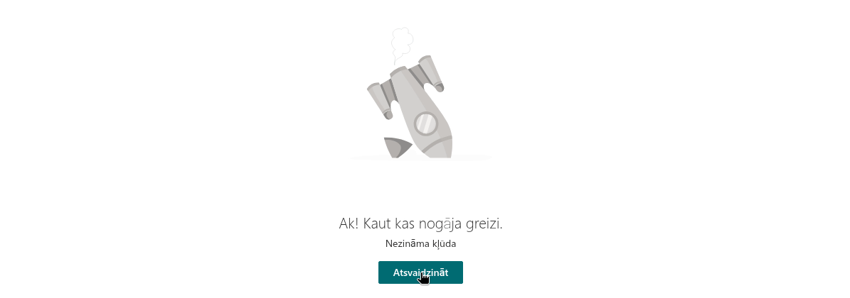Tīmekļa daļas rādītā sliekšņa kļūda