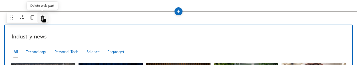 Deleting a web part from a page