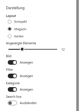 Die Gruppe „Darstellung“
