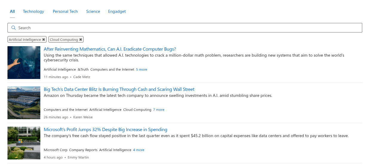 Filtering by two categories