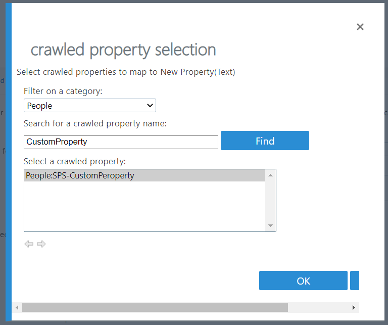 Managed Property. Mapping