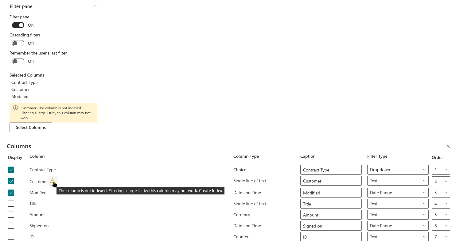 Vitextra List Filter Online. Working with Large Lists