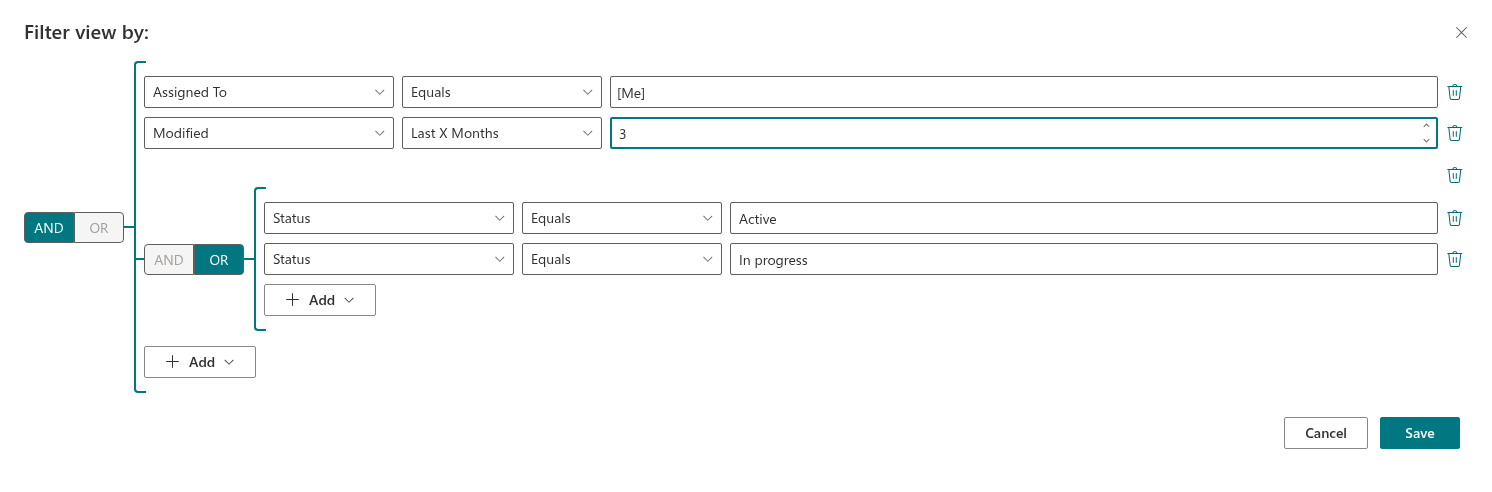 Vitextra List Filter Online. Query Builder