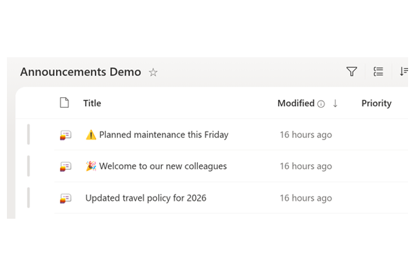 Announcements Carousel - Close-up of approval badge or status