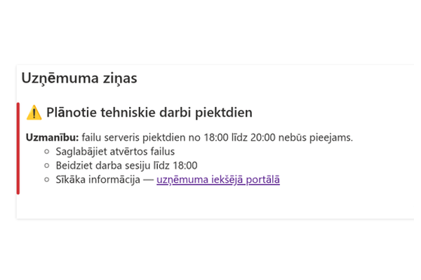 Announcements Carousel - Viena karuseļslaida tuvplāns