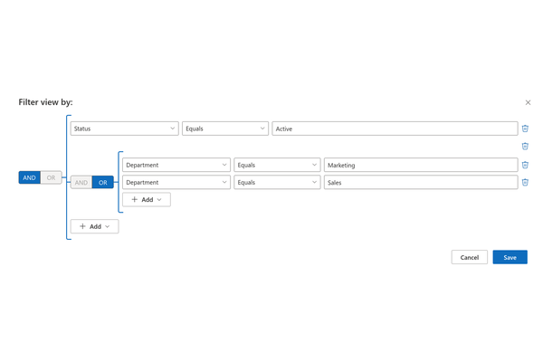 List Filter Online - Compact filter / results shot
