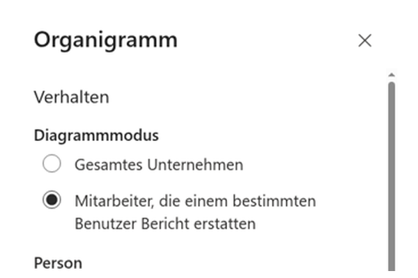 Organizational Chart - Nahaufnahme der Anwesenheitsbadges