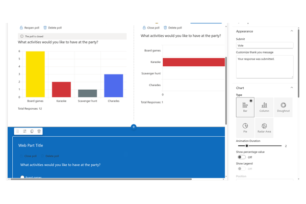 Quick Poll - Close-up of the property pane