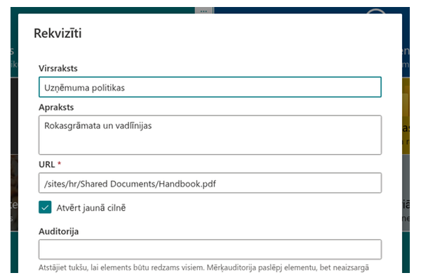 Smart Tiles - Flīzes redaktora tuvplāns